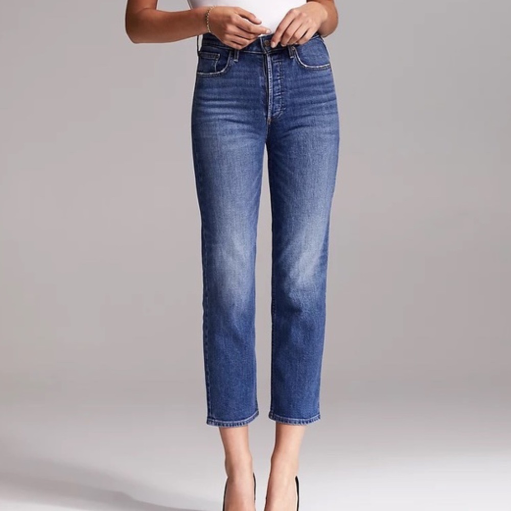 Aritzia Denim Forum Arlo High Rise Straight